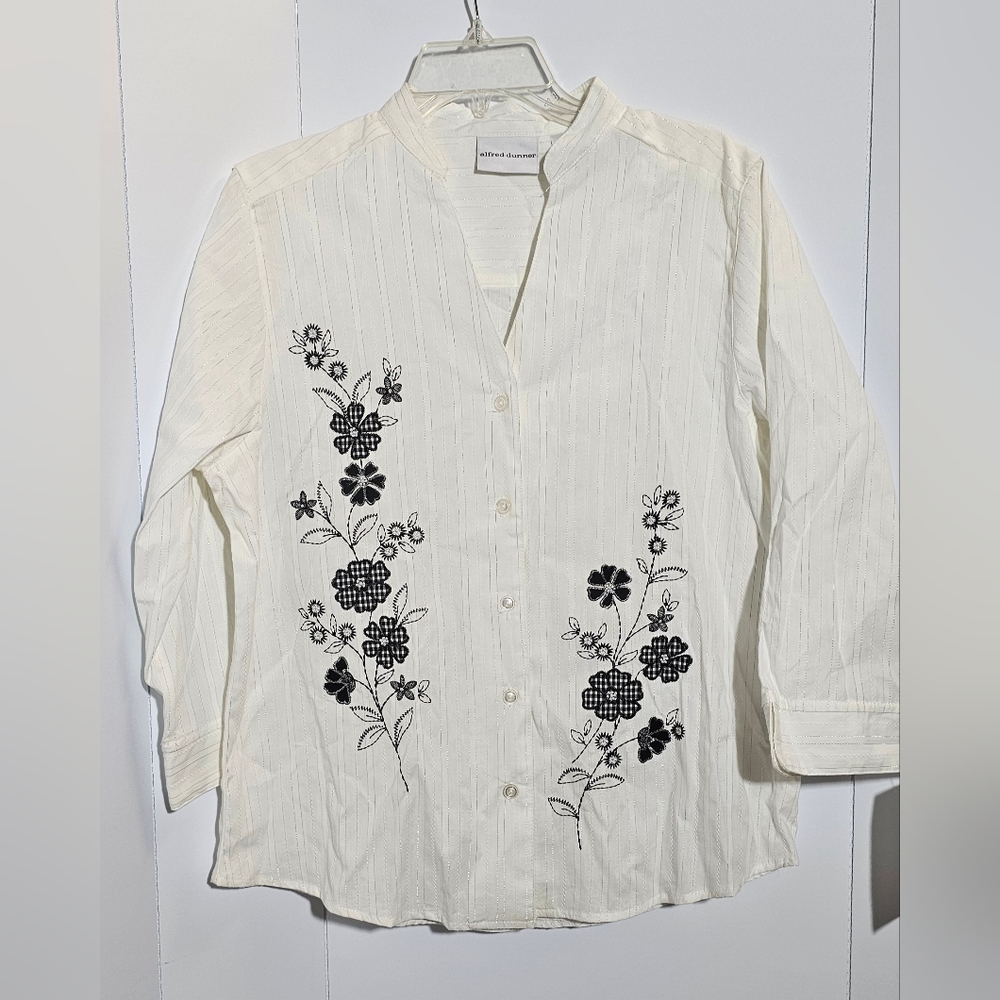 Alfred Dunner  Button Up Shirt  Size 14